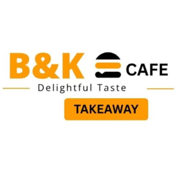 B&K Cafe Takeaway logo.